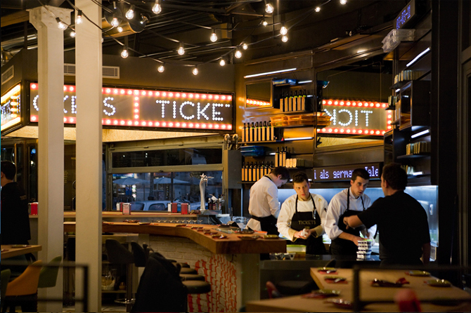 tickets bar